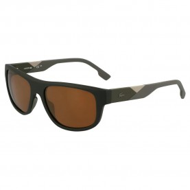 слънчеви,очила,слънчеви,очила,lacoste,6042s,sunglasses,matte,khaki,brown,flash,gold,(brown)