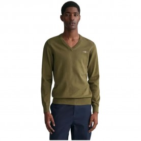 блуза,мъжки,пуловери,gant,classic,v,neck,sweater,green