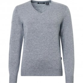 блуза,дамски,пуловери,дамски,плетени,дрехи,abacus,golf,liffin,woman,v,neck,sweater,grey,(grey,melange)