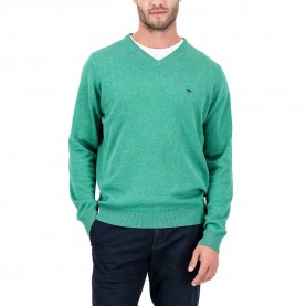 блуза,мъжки,пуловери,fynch,hatton,1414211,v,neck,sweater,grass,green,(green)
