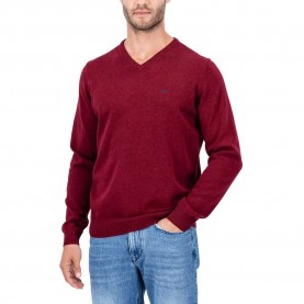 блуза,мъжки,пуловери,fynch,hatton,1414211,v,neck,sweater,ruby,red,(red)