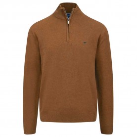 блуза,мъжки,пуловери,fynch,hatton,1414215,half,zip,sweater,hazel,(brown)
