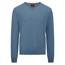 блуза,мъжки,пуловери,fynch,hatton,1414801,v,neck,sweater,blue