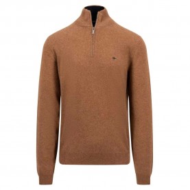 блуза,мъжки,пуловери,fynch,hatton,1414802,half,zip,sweater,hazel,(brown)