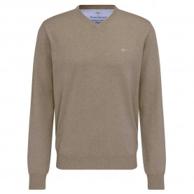 блуза,мъжки,пуловери,fynch,hatton,sfpk211,v,neck,sweater,taupe,(brown)