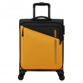 куфари,american,tourister,daring,dash,spinner,55,23,25,tsa,39,46l,expandable,trolley,bag,yellow,(black,yellow)