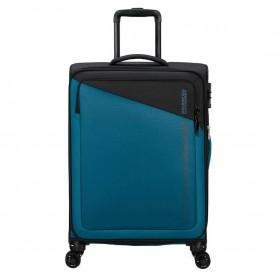 куфари,american,tourister,daring,dash,spinner,66.5,29,33,tsa,67,75l,expandable,trolley,bag,blue,(black,blue)