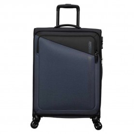 куфари,american,tourister,daring,dash,spinner,66.5,29,33,tsa,67,75l,expandable,trolley,bag,black,grey,(grey)