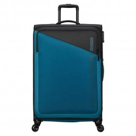 куфари,american,tourister,daring,dash,spinner,77,30,35,tsa,107,117l,expandable,trolley,bag,black,blue,(blue)