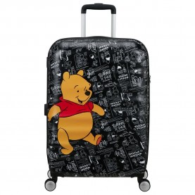 куфари,american,tourister,wavebreaker,marvel,spinner,67,24,tsa,64l,trolley,bag,winnie,the,pooh,(black)