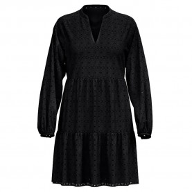 рокля,дамски,поли,и,рокли,object,laila,gia,long,sleeve,midi,dress,black