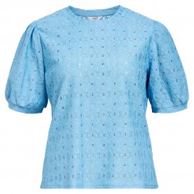 дамски,блузи,дамски,ризи,object,laila,short,sleeve,blouse,cornflower,blue,(blue)