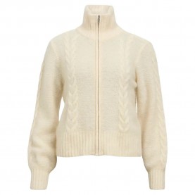 блуза,дамски,пуловери,дамски,плетени,дрехи,object,nete,full,zip,sweater,beige