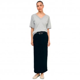 блуза,дамски,пуловери,дамски,плетени,дрехи,object,thess,sweater,light,grey,melange,(grey)
