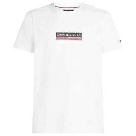 тениска,мъжки,тениски,tommy,hilfiger,box,short,sleeve,t,shirt,white