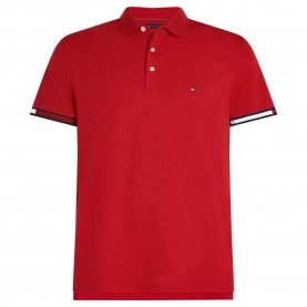 мъжки,блузи,с,яка,tommy,hilfiger,flag,cuff,short,sleeve,polo,red,(medium,red)