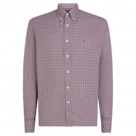 риза,с,дълъг,ръкав,мъжки,ризи,tommy,hilfiger,flex,gingham,long,sleeve,shirt,purple