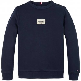 блуза,детски,блузи,tommy,hilfiger,monotype,1985,label,sweatshirt,blue