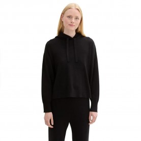 блуза,дамски,пуловери,дамски,плетени,дрехи,tom,tailor,1043338,hoodie,sweater,black