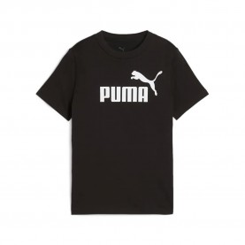 тениска,детски,тениски,puma,684892,ess,nº1,logo,short,sleeve,t,shirt,black