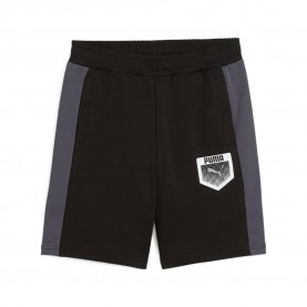 къси,панталони,детски,панталони,puma,active,sports,graphic,sweat,shorts,black,(black)