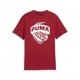 тениска,детски,тениски,puma,basketball,posterize,short,sleeve,t,shirt,red,(dark,crimson)