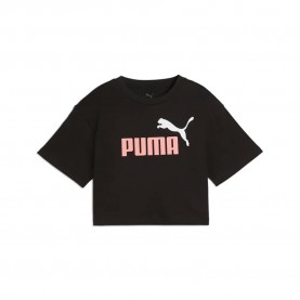 тениска,детски,тениски,puma,ess,2,color,nº1,lo,short,sleeve,t,shirt,black
