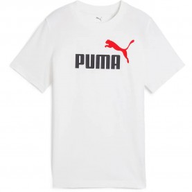 тениска,детски,тениски,puma,ess,2,color,nº1,logo,short,sleeve,t,shirt,white