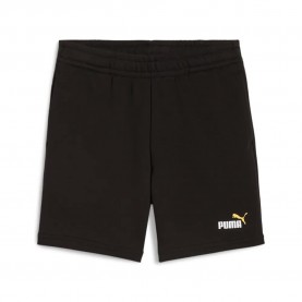 къси,панталони,детски,панталони,puma,ess,2,color,nº1,logo,sweat,shorts,black,sunny,yellow,(black)
