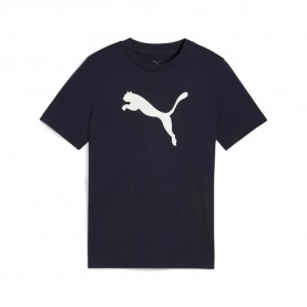 Тениска Puma Ess Cat Logo short sleeve T-shirt - new navy (Blue) тениска,детски,тениски,puma,ess,cat,logo,short,sleeve,t,shirt,new,navy,(blue)