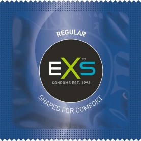 Exs Regular condoms 100 units - Blue (Transparent) хигиена,тяло,exs,regular,condoms,100,units,blue,(transparent)