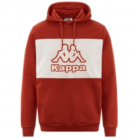 суичър,мъжки,пуловери,kappa,ferti,hoodie,red,creta,white,milk,(red)