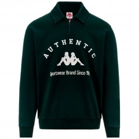 суичър,мъжки,пуловери,kappa,pola,auth,kontemporary,hoodie,green