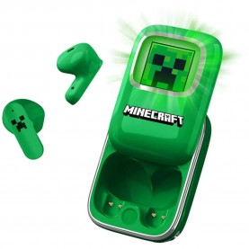 слушалки,слушалки,otl,technologies,creeper,minecraft,wireless,earphones,green,(green)