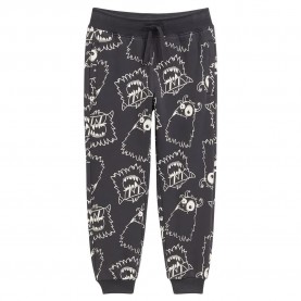 анцуг,детски,панталони,tom,tailor,allover,printed,sweat,pants,grey,(grey,white,monster,design)