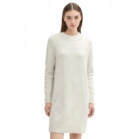 рокля,дамски,поли,и,рокли,tom,tailor,cozy,knit,long,sleeve,short,dress,beige