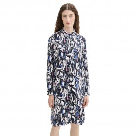 риза,с,дълъг,ръкав,дамски,поли,и,рокли,tom,tailor,printed,shirt,long,sleeve,short,dress,multicolor