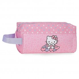 ученически,принадлежности,hello,kitty,hearts,&,dots,pencil,case,pink