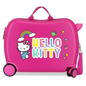 чанта,с,колела,куфари,hello,kitty,you,are,cute,34l,trolley,bag,pink