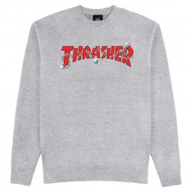 блуза,мъжки,пуловери,thrasher,chains,by,daniel,shepard,sweatshirt,grey,(sport,grey)