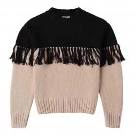 Блуза Ido 4A832 sweater - Beige / Black (Black) блуза,мъжки,пуловери,дамски,пуловери,ido,4a832,sweater,beige,black,(black)
