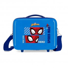 несесер,тоалетни,принадлежности,marvel,abs,spiderman,hero,wash,bag,blue,(blue)