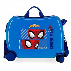Чанта с колела Marvel Spiderman Hero 34L trolley bag - Blue чанта,с,колела,куфари,marvel,spiderman,hero,34l,trolley,bag,blue