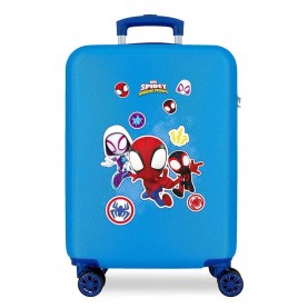 Чанта с колела Marvel Spidey Go Webs Go 55 cm 34L trolley bag - Blue чанта,с,колела,куфари,marvel,spidey,go,webs,go,55,cm,34l,trolley,bag,blue