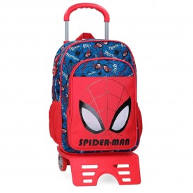 Чанта с колела Marvel Spiderman Authentic 40 cm trolley bag - Red чанта,с,колела,куфари,marvel,spiderman,authentic,40,cm,trolley,bag,red