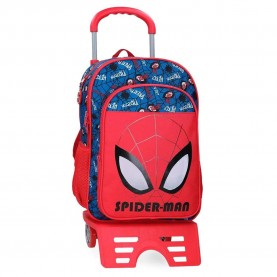 Чанта с колела Marvel Spiderman Authentic 40 cm trolley bag - Red чанта,с,колела,куфари,marvel,spiderman,authentic,40,cm,trolley,bag,red