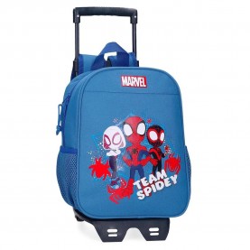 Чанта с колела Marvel Team Spidey 28 cm trolley bag - Blue чанта,с,колела,куфари,marvel,team,spidey,28,cm,trolley,bag,blue