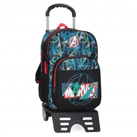 Чанта с колела Marvel Shield 40 cm trolley bag - Black чанта,с,колела,куфари,marvel,shield,40,cm,trolley,bag,black