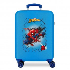 Чанта с колела Marvel Spiderman 55 cm 34L trolley bag - Blue чанта,с,колела,куфари,marvel,spiderman,55,cm,34l,trolley,bag,blue