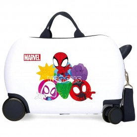 Чанта с колела Marvel Spidey Versus 45 cm 24.6L trolley bag - White чанта,с,колела,куфари,marvel,spidey,versus,45,cm,24.6l,trolley,bag,white